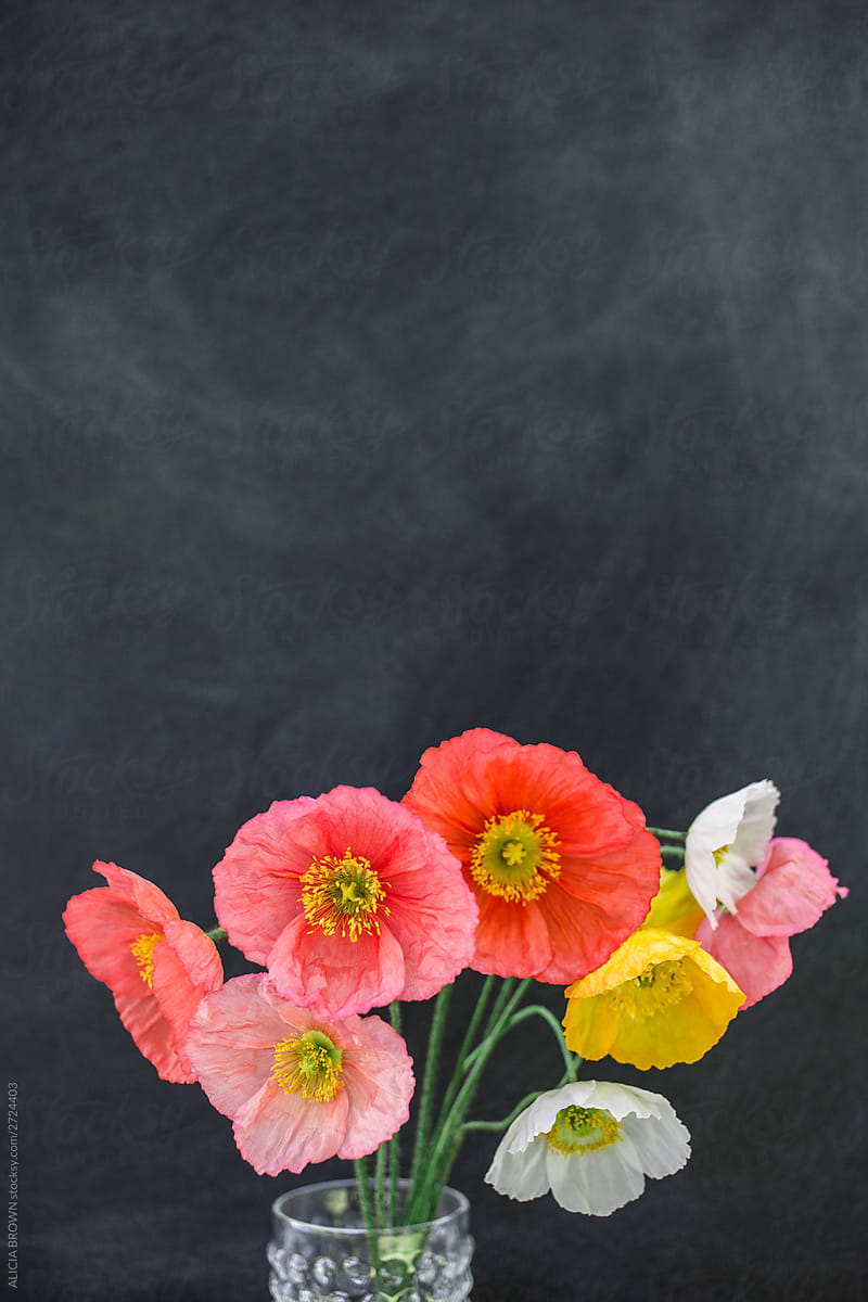 Colorful Poppy Bouquet