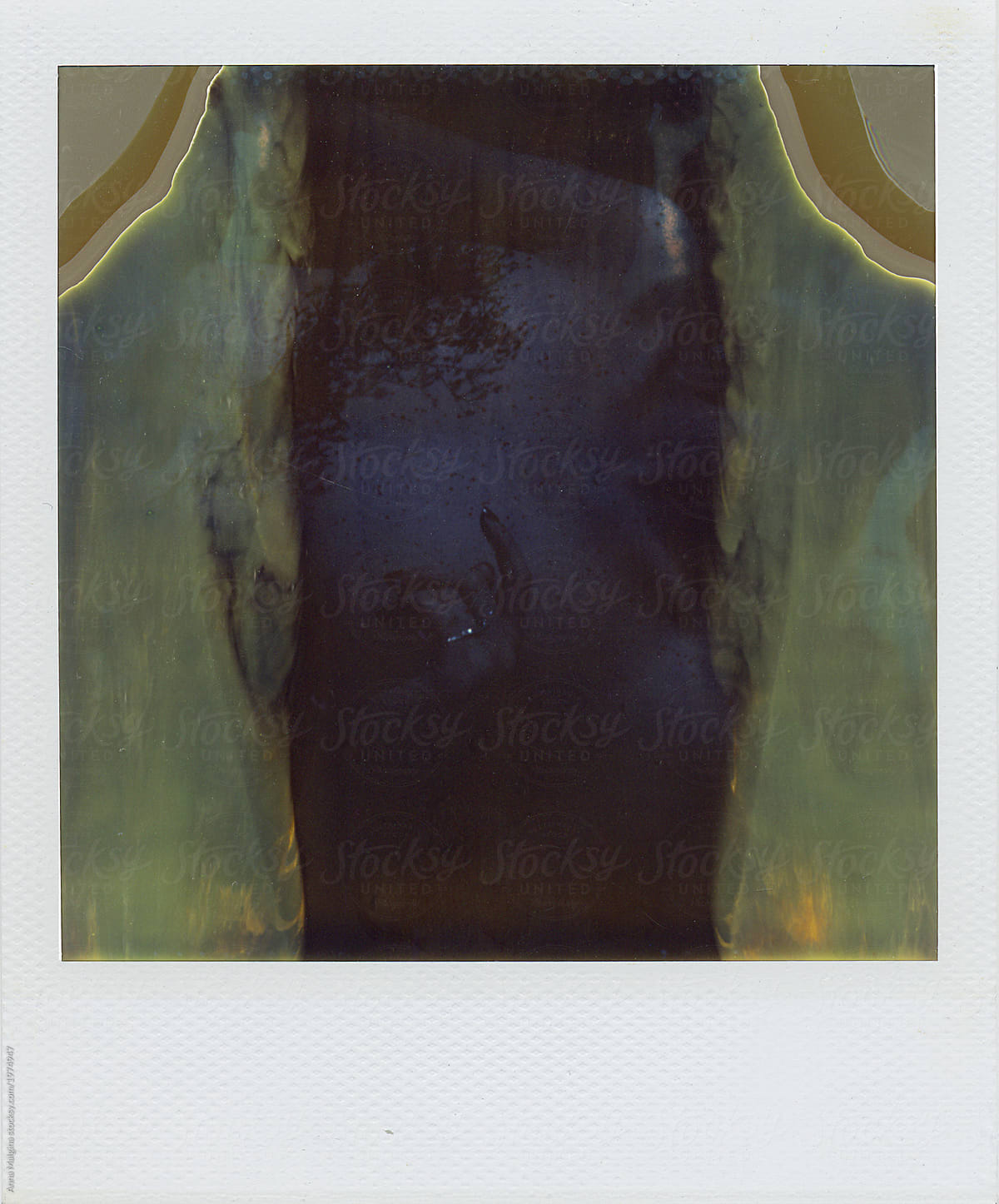 A Dark Polaroid Of A Beautiful Naked Woman By Anna Malgina