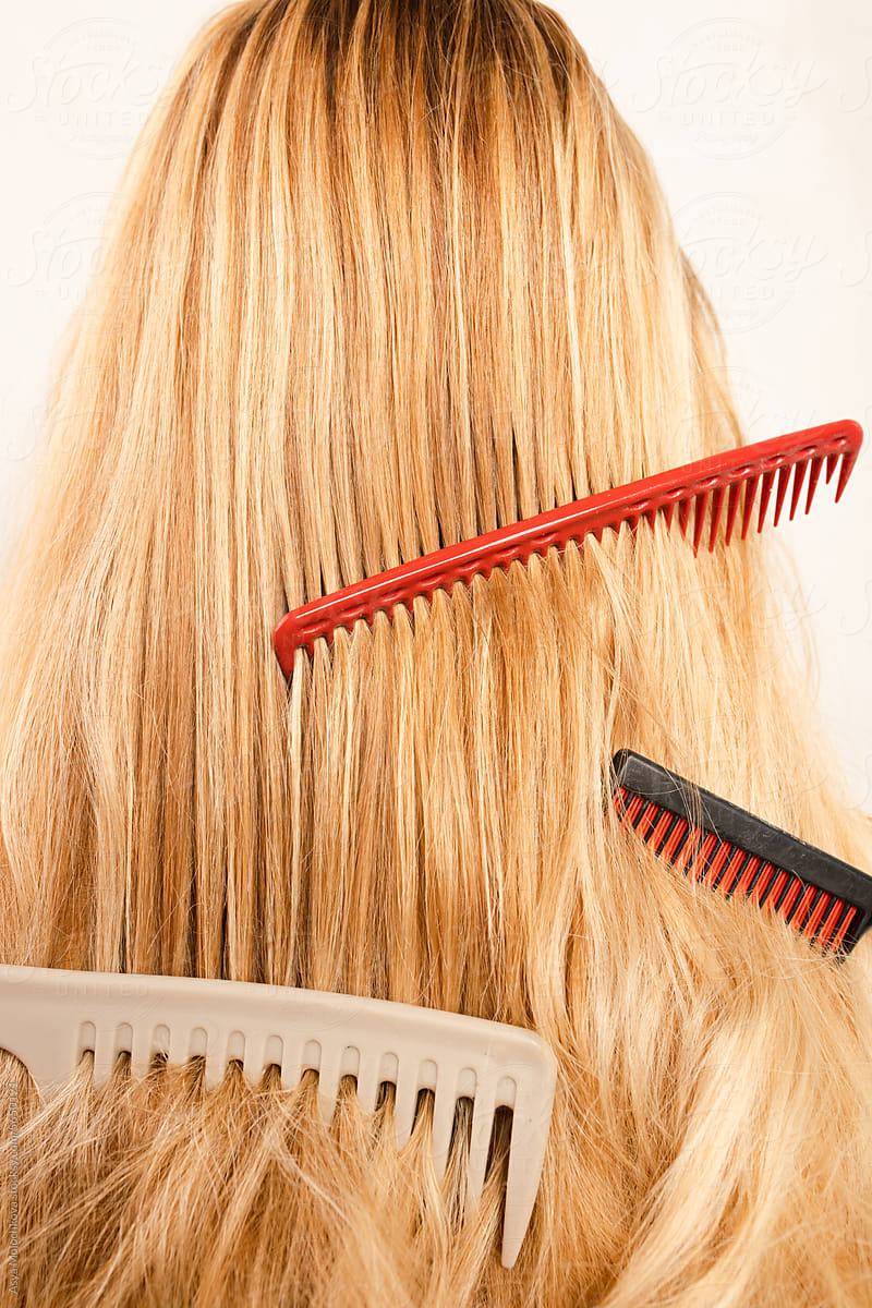 Combs for combing and styling