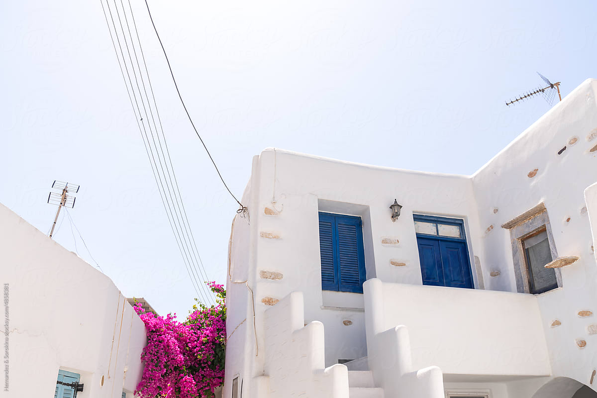 Typical Greece Islands Architecture