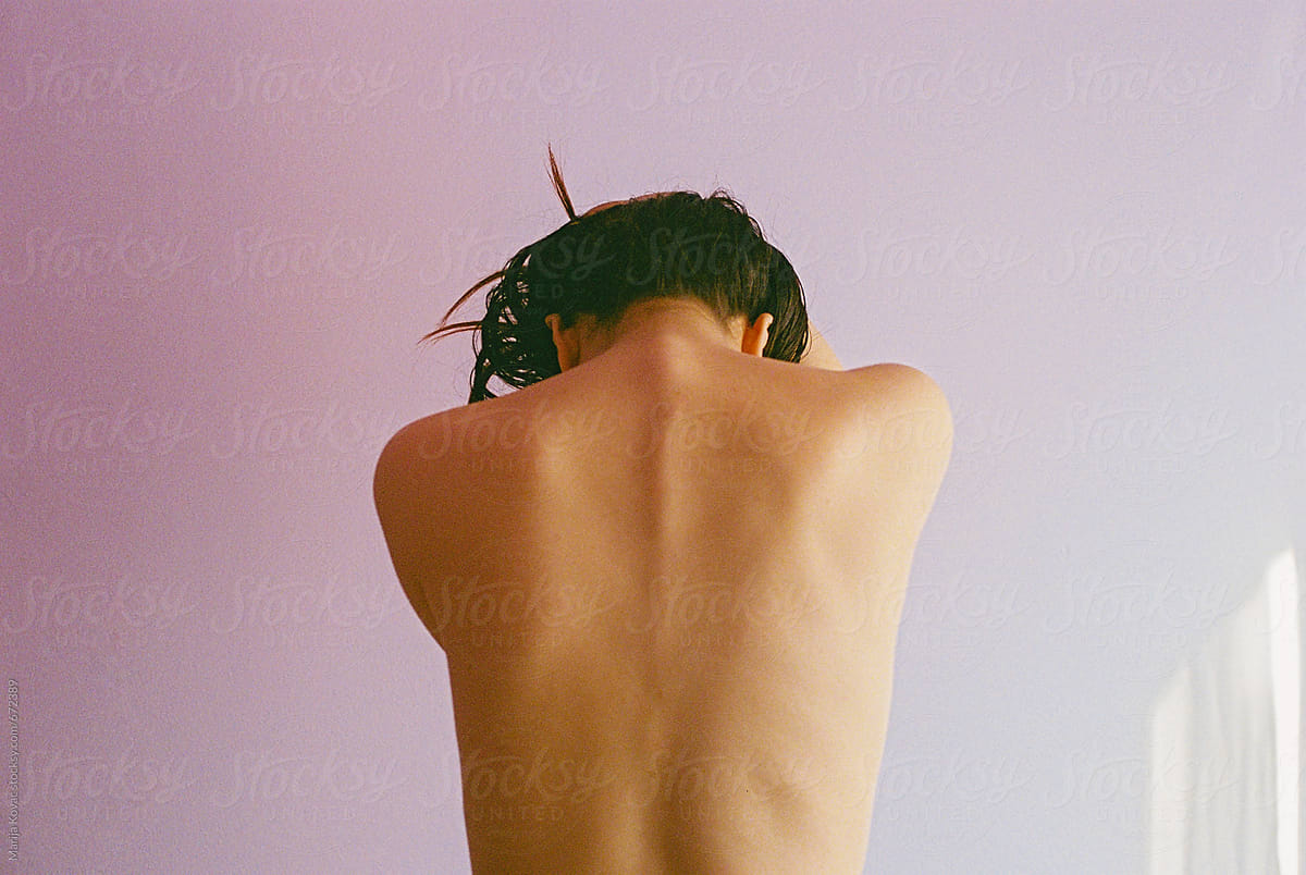Woman from the back - naked body