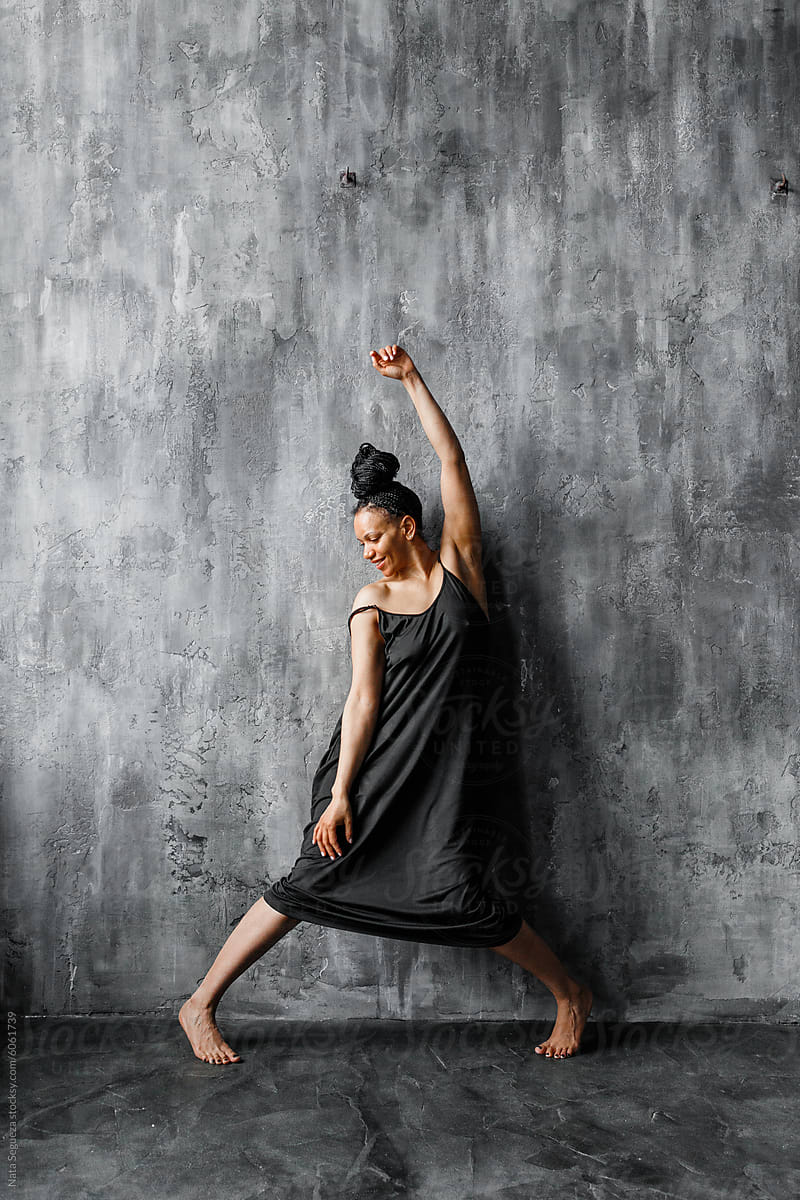 Contemporary Dancer in Graceful Motion